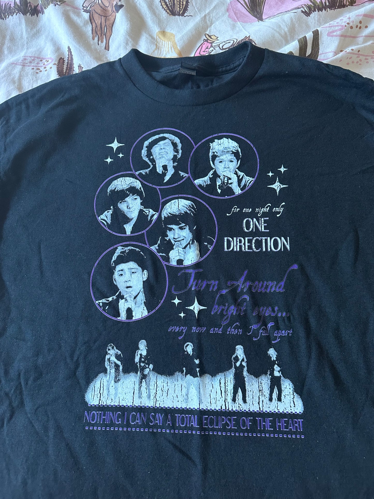 Large Purple Boyband Tee