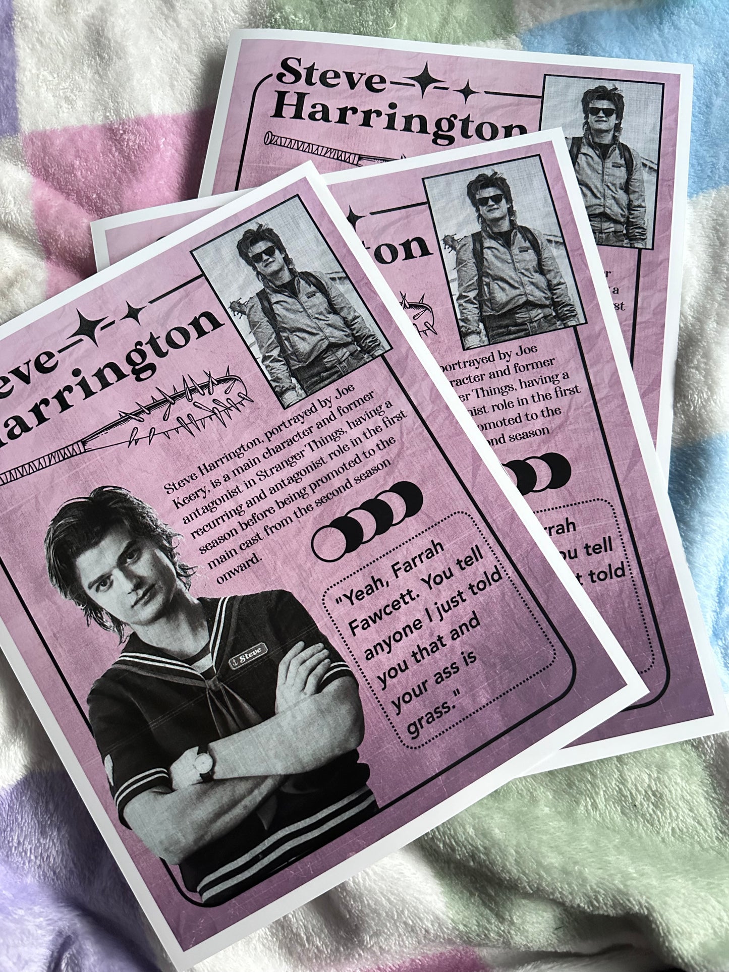 Stranger Teen Bio 8x10 Prints