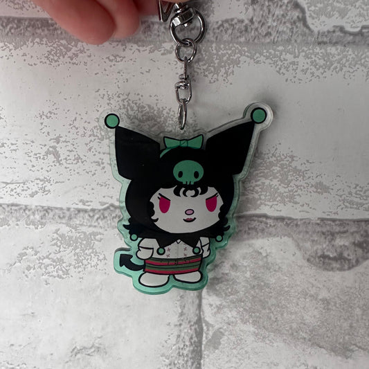 KuromiClaud Acrylic Keychain
