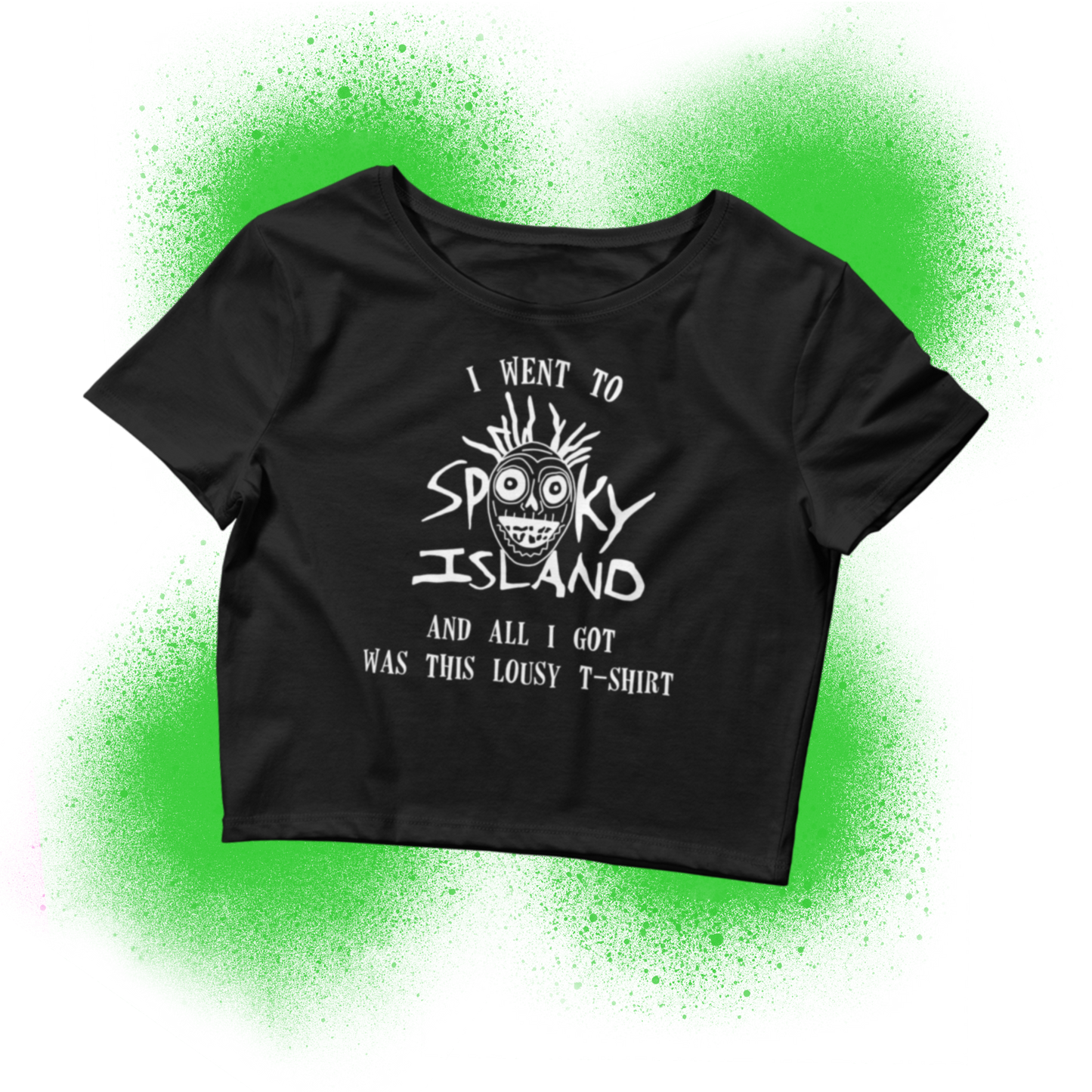 Spooky Island Cropped Tees
