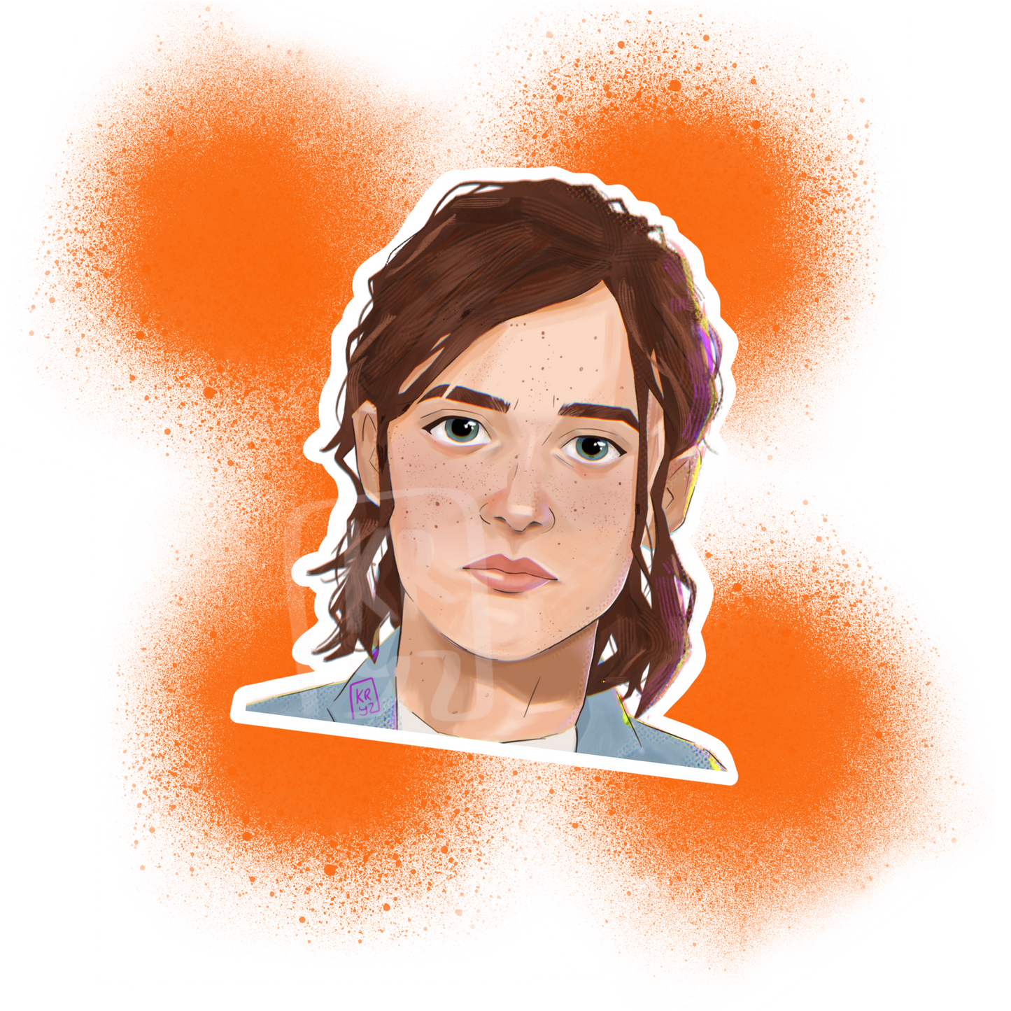 Spiderverse Ellie Sticker