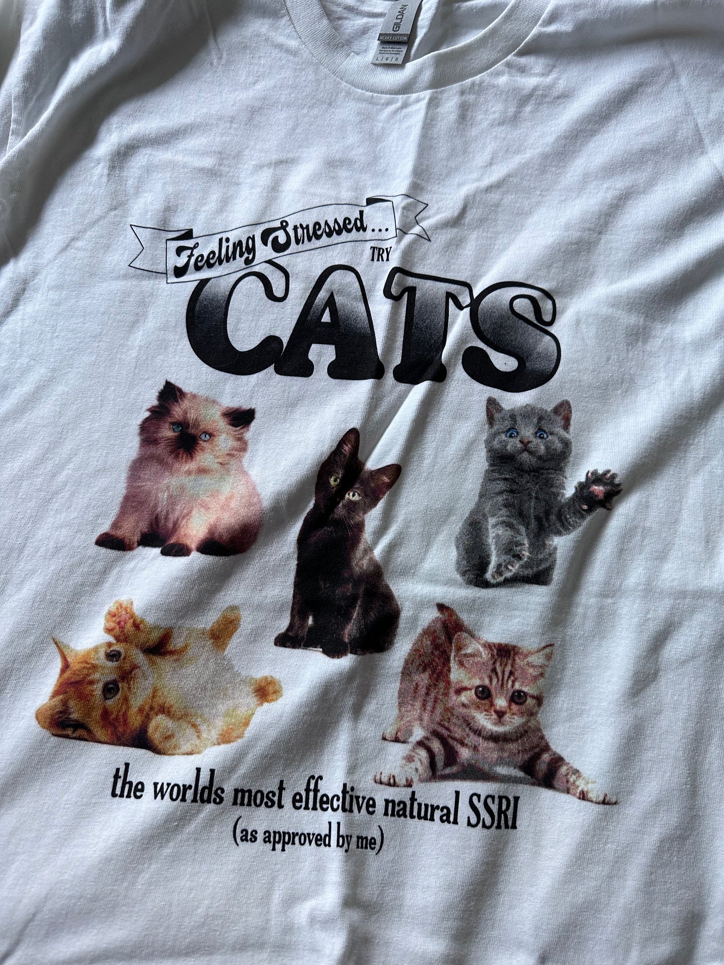 L Cats Stress Tee