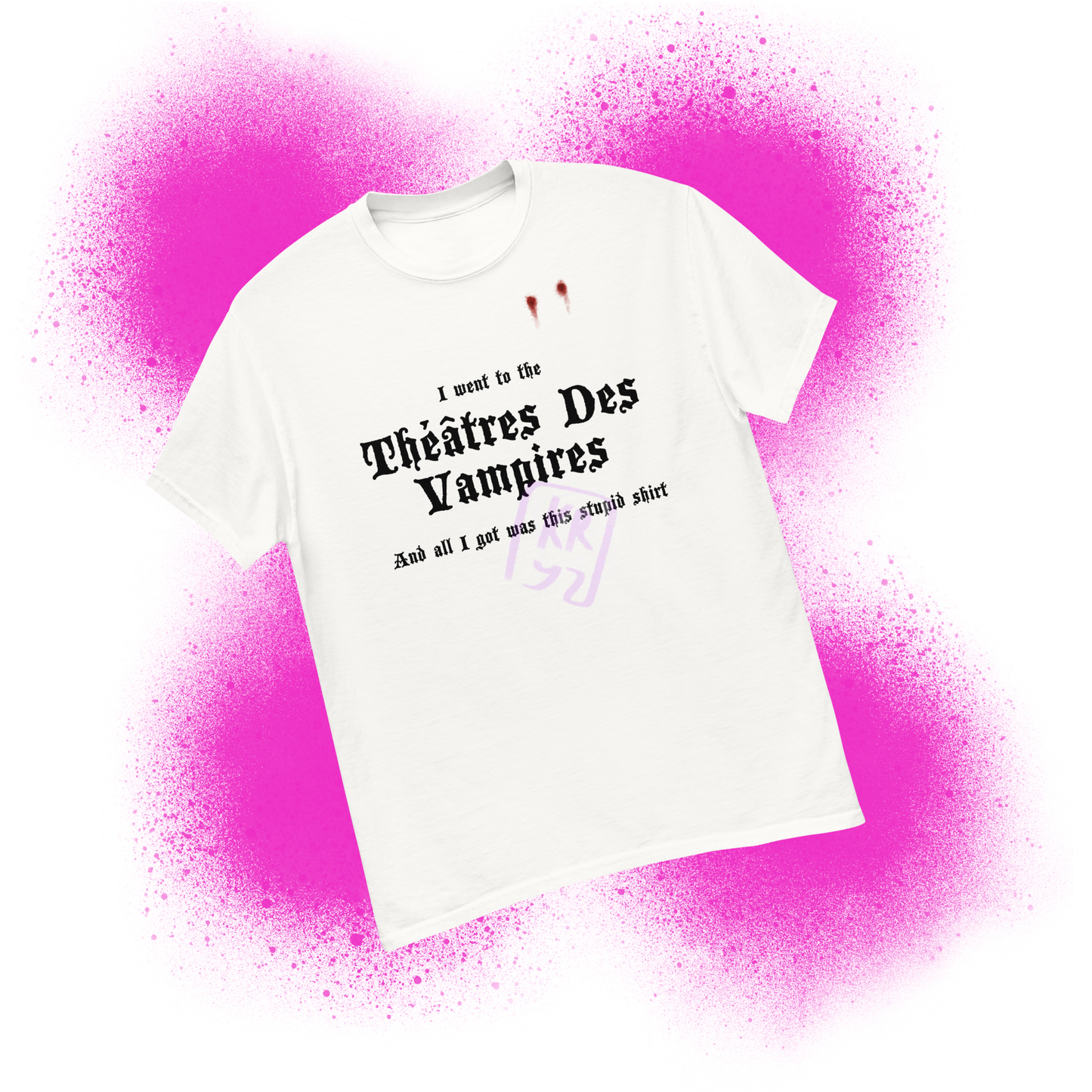I Went to the Théâtres des Vampires Vampire Tee