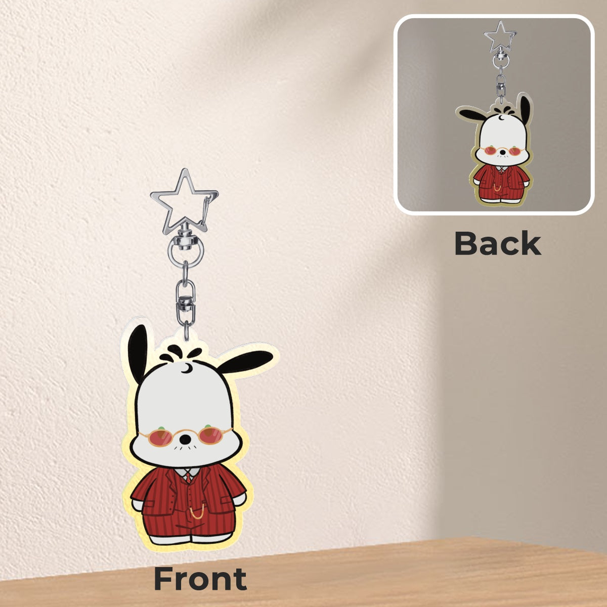 PochaccLou Acrylic Keychain