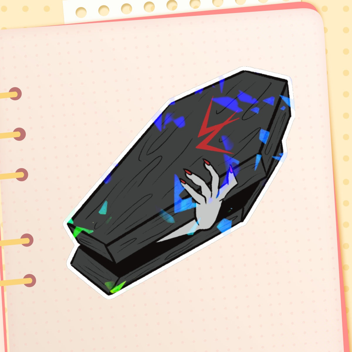 VL Holo Coffin Sticker