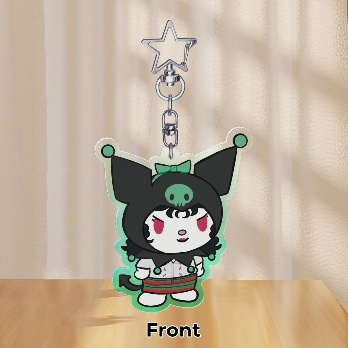 KuromiClaud Acrylic Keychain