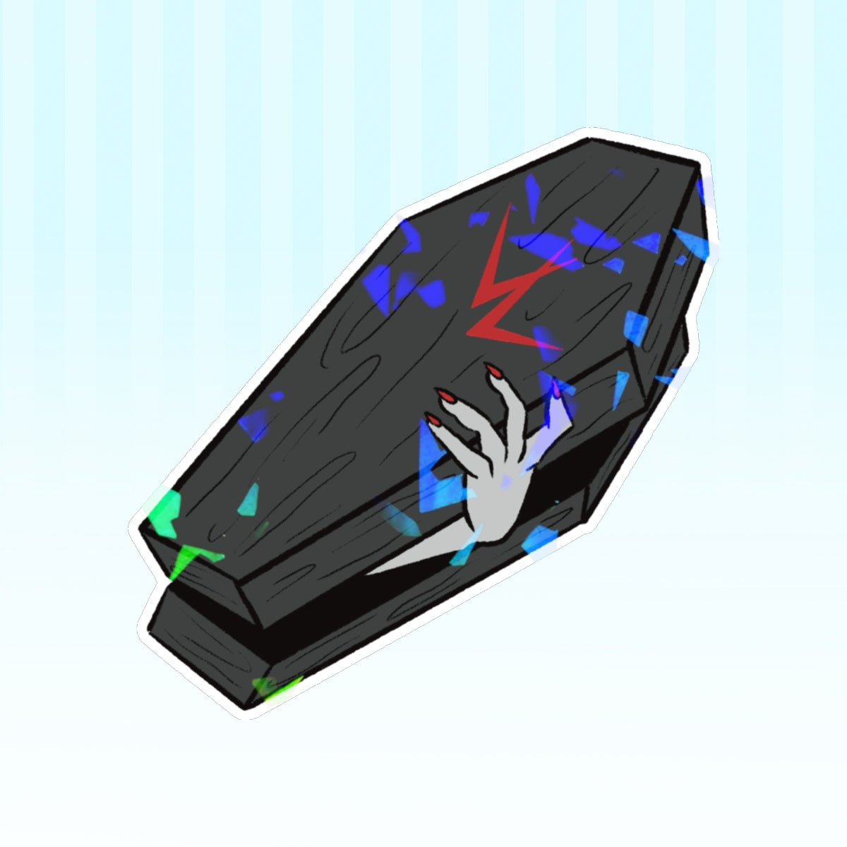 VL Holo Coffin Sticker