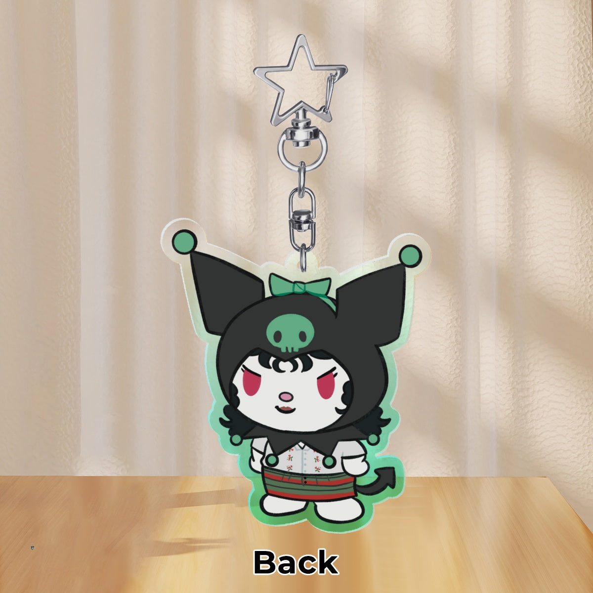 KuromiClaud Acrylic Keychain
