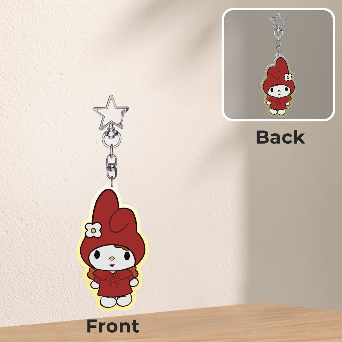 MyMadeleine Acrylic Keychain