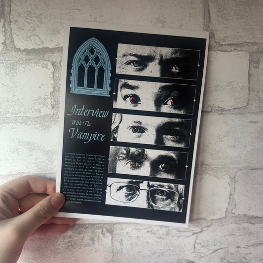 Vampire Eyes A6 Print