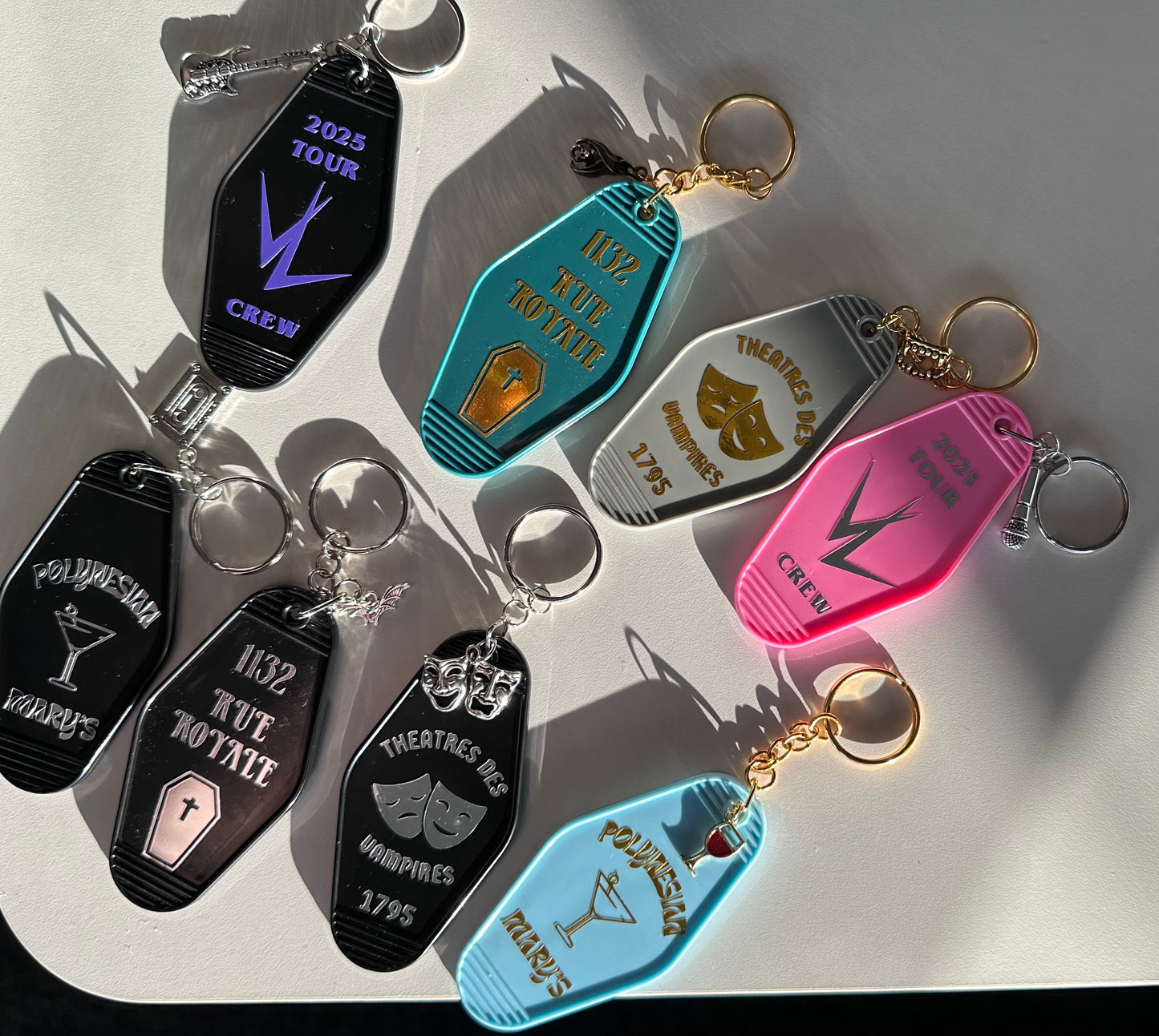 IWTV Motel Keychains