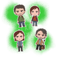 Lil’ Joel & Ellie Stickers