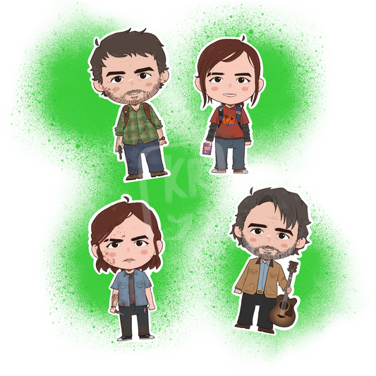 Lil’ Joel & Ellie Stickers