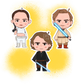 Lil’ Prequel Trilogy Stickers