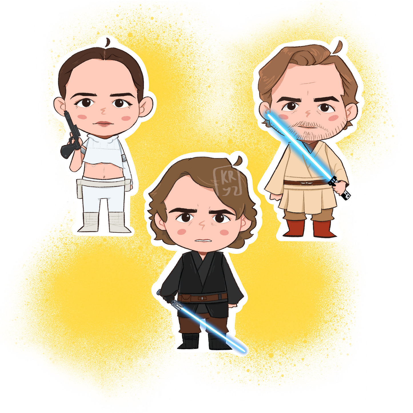 Lil’ Prequel Trilogy Stickers