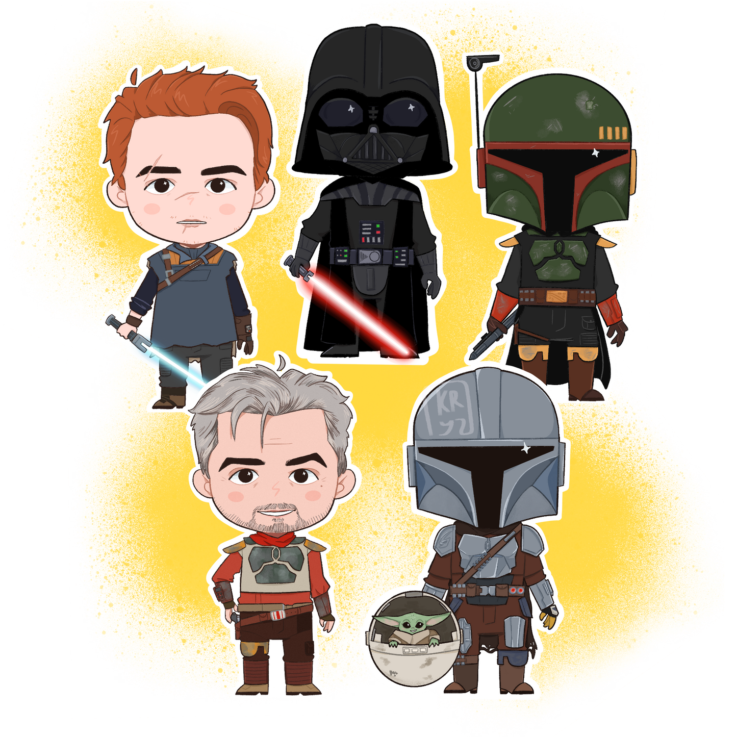 Lil’ Star Wars Stickers