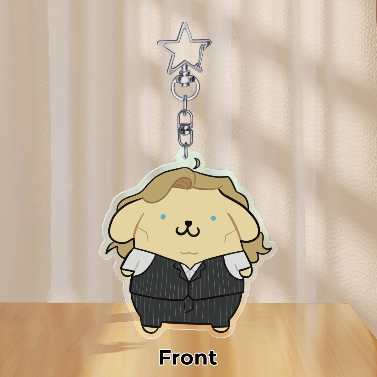 PompomLes Acrylic Keychain