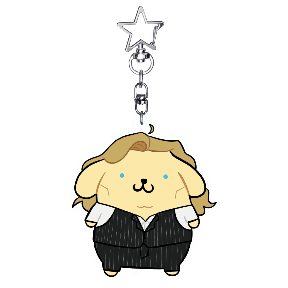 PompomLes Acrylic Keychain