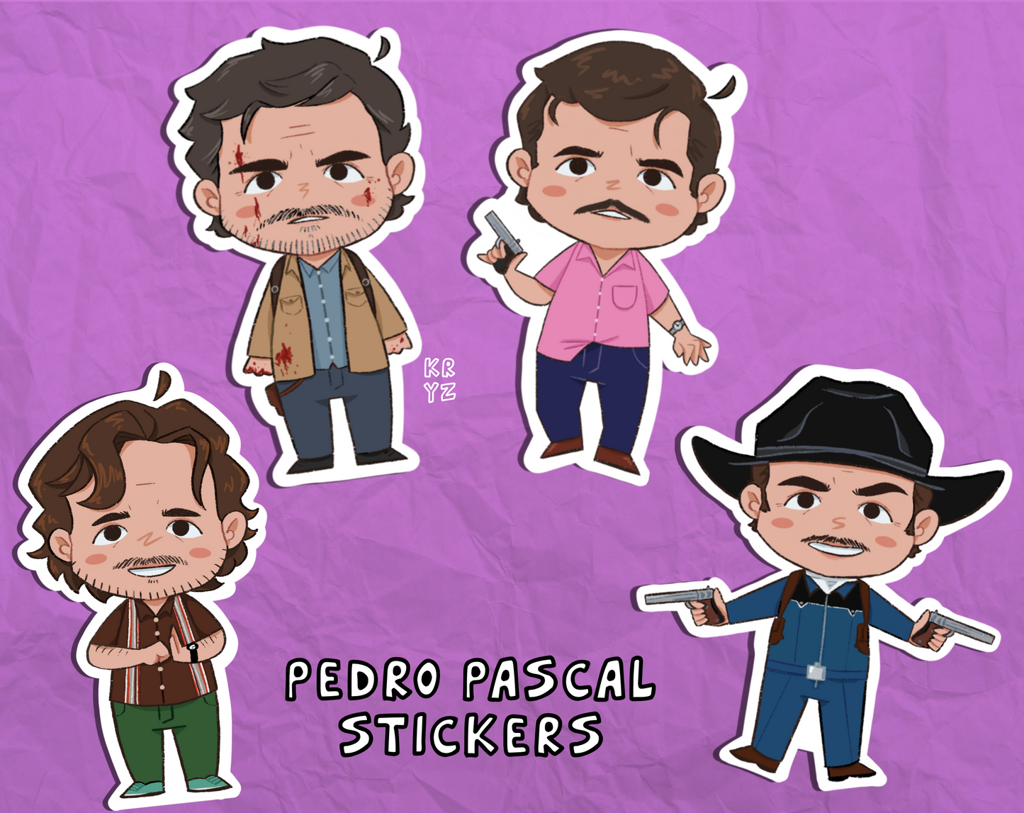 Pedro Pascal Stickers