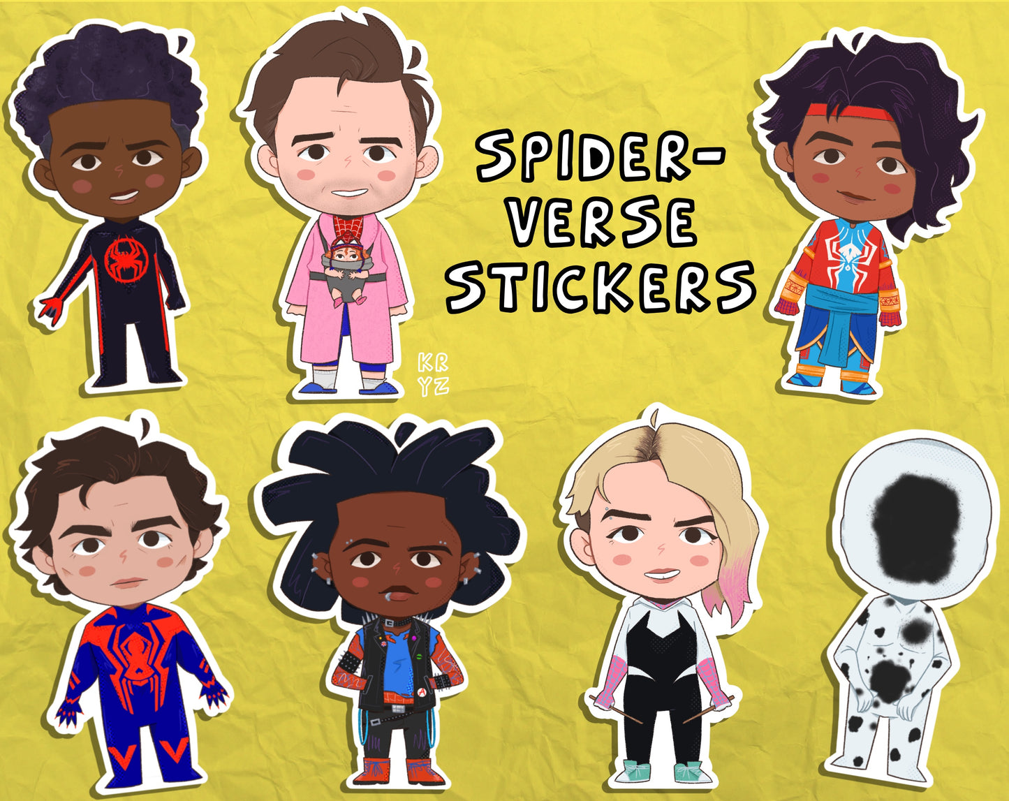 Spideyverse Stickers