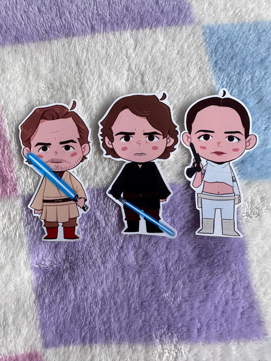 Lil’ Prequel Trilogy Stickers