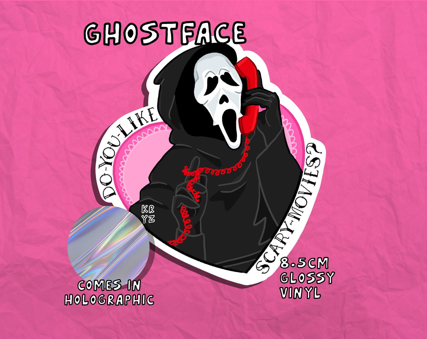 Ghostface Sticker