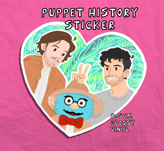 Puppet History Sticker